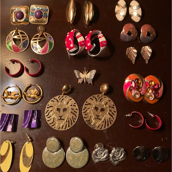 EUC Retro Fashion Earring Bundle - Picture 2 of 9